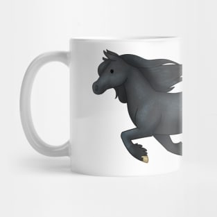 Cozy Friesian Horse Mug